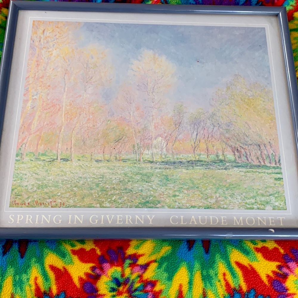 I’m selling a painting of a “spring in giverny”
